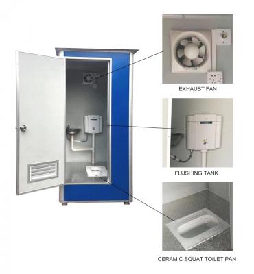 Low Price Mobile Toilet Customized Home Portable Bathroom satılık
